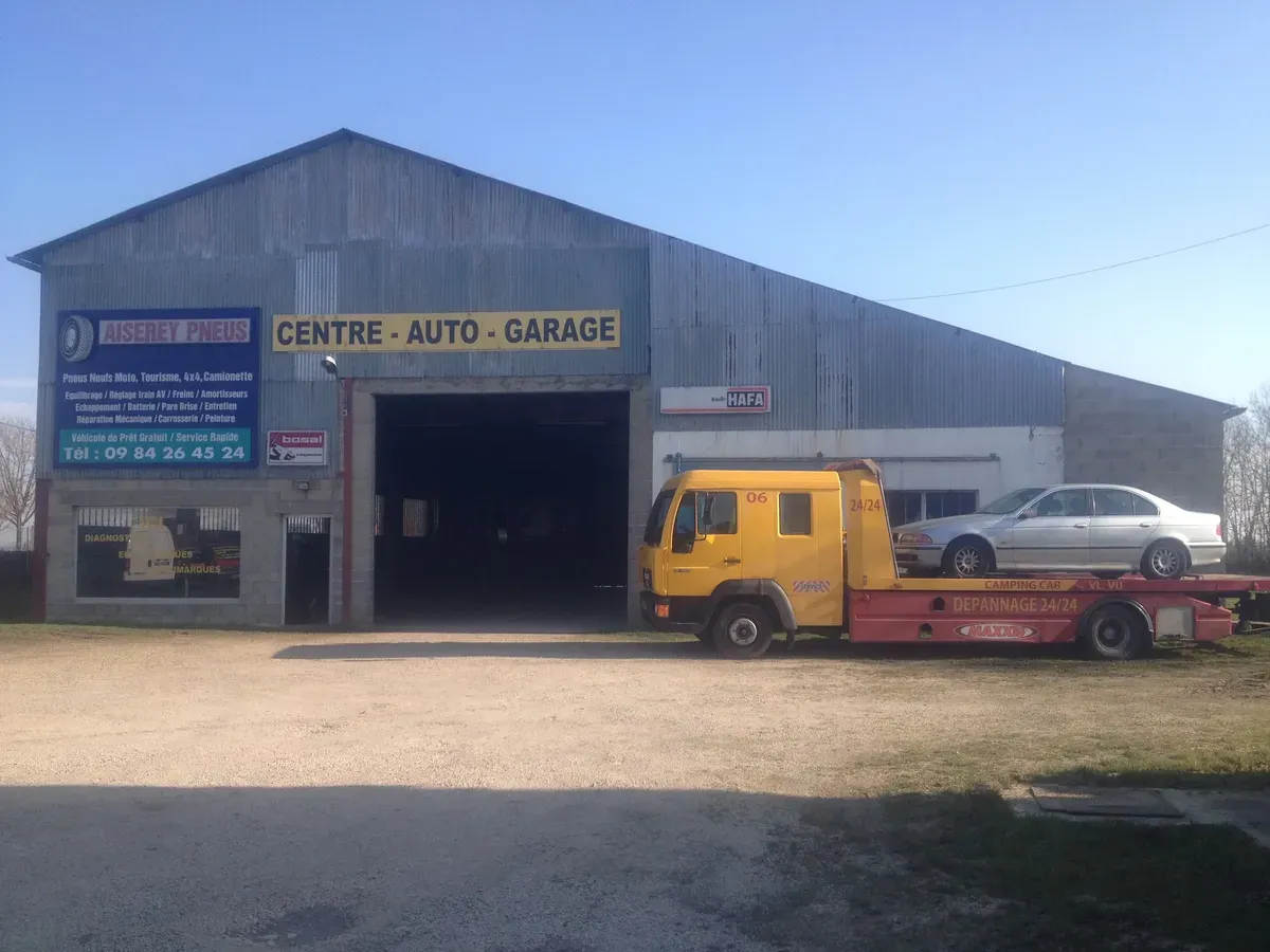 Atelier Aiserey Pneus et camion de dépannage
